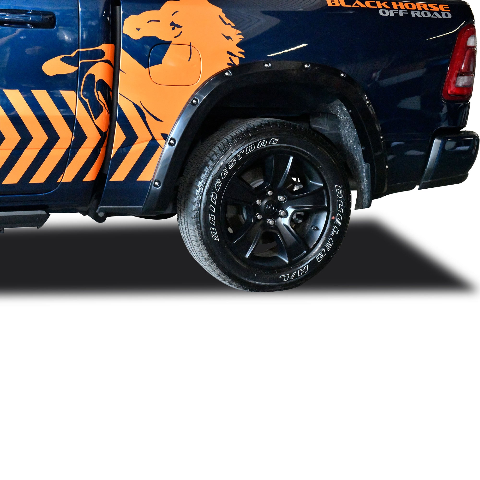 2019-2024 Dodge Ram 1500 Fender Flares Riveted Style | Black Horse Off Road - Image 5