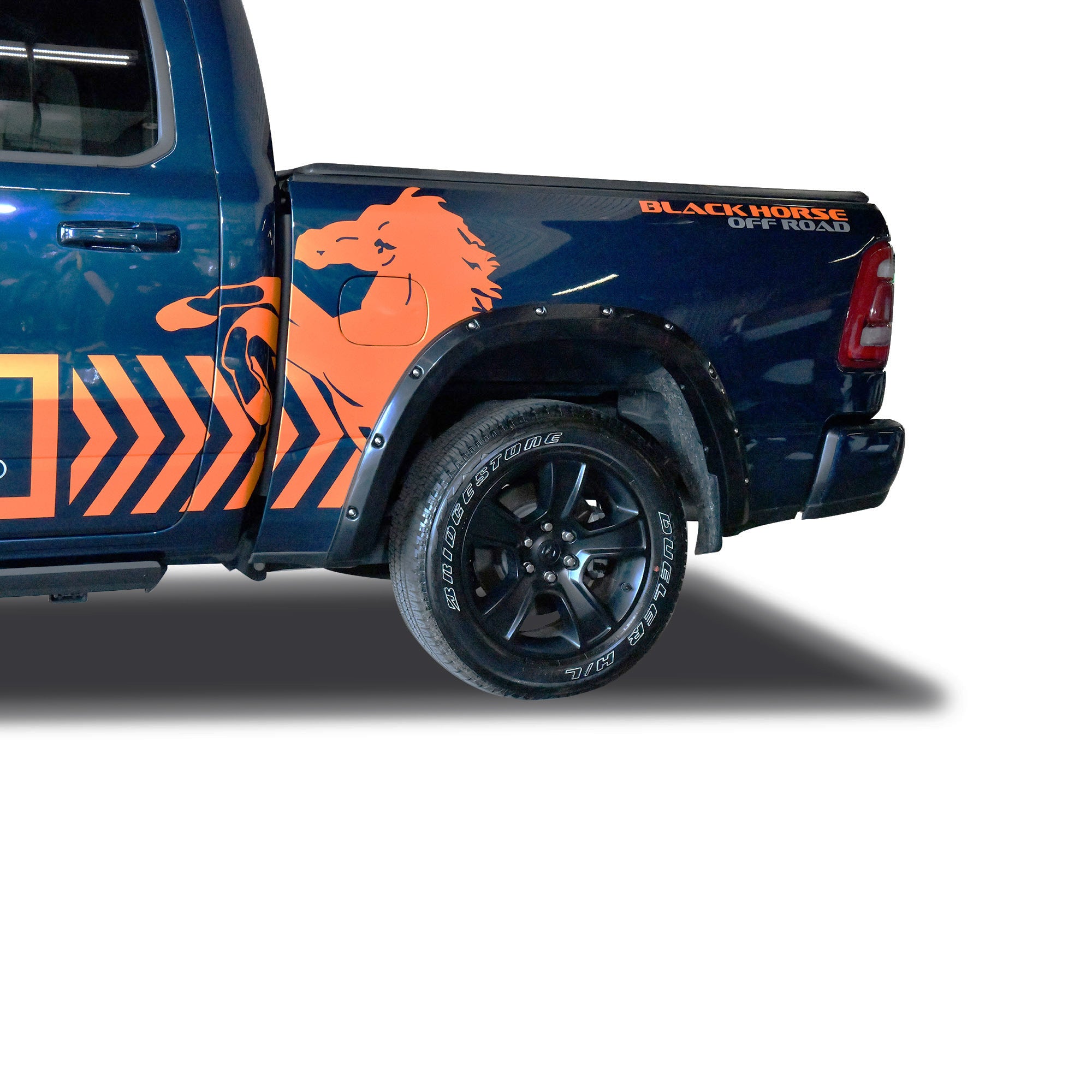 2019-2024 Dodge Ram 1500 Fender Flares Riveted Style | Black Horse Off Road - Image 6