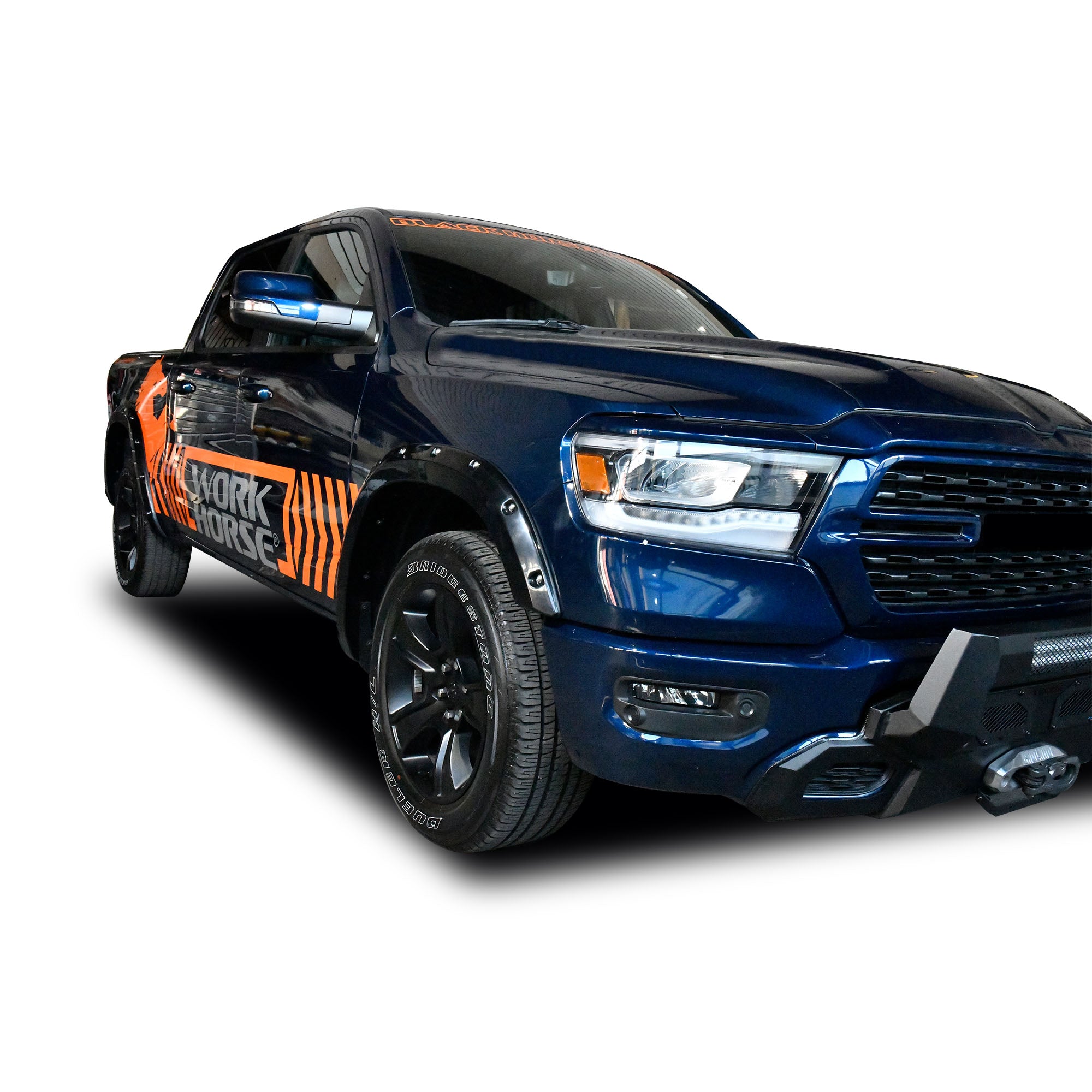 2019-2024 Dodge Ram 1500 Fender Flares Riveted Style | Black Horse Off Road - Image 8