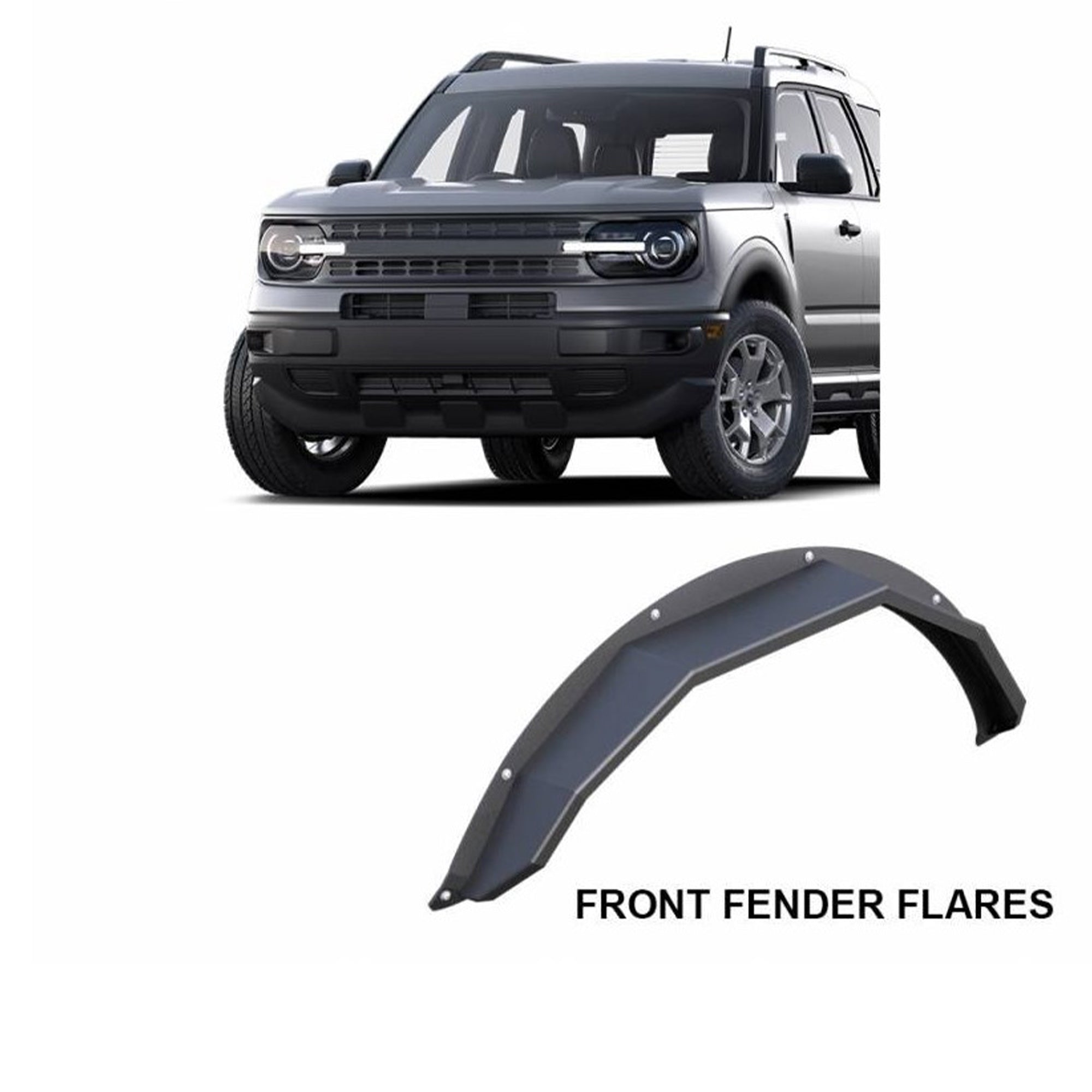 2021-2026 Ford Bronco Fender Flares Heavy Duty Sheet Metal Plate | Black Horse Off Road - Image 6