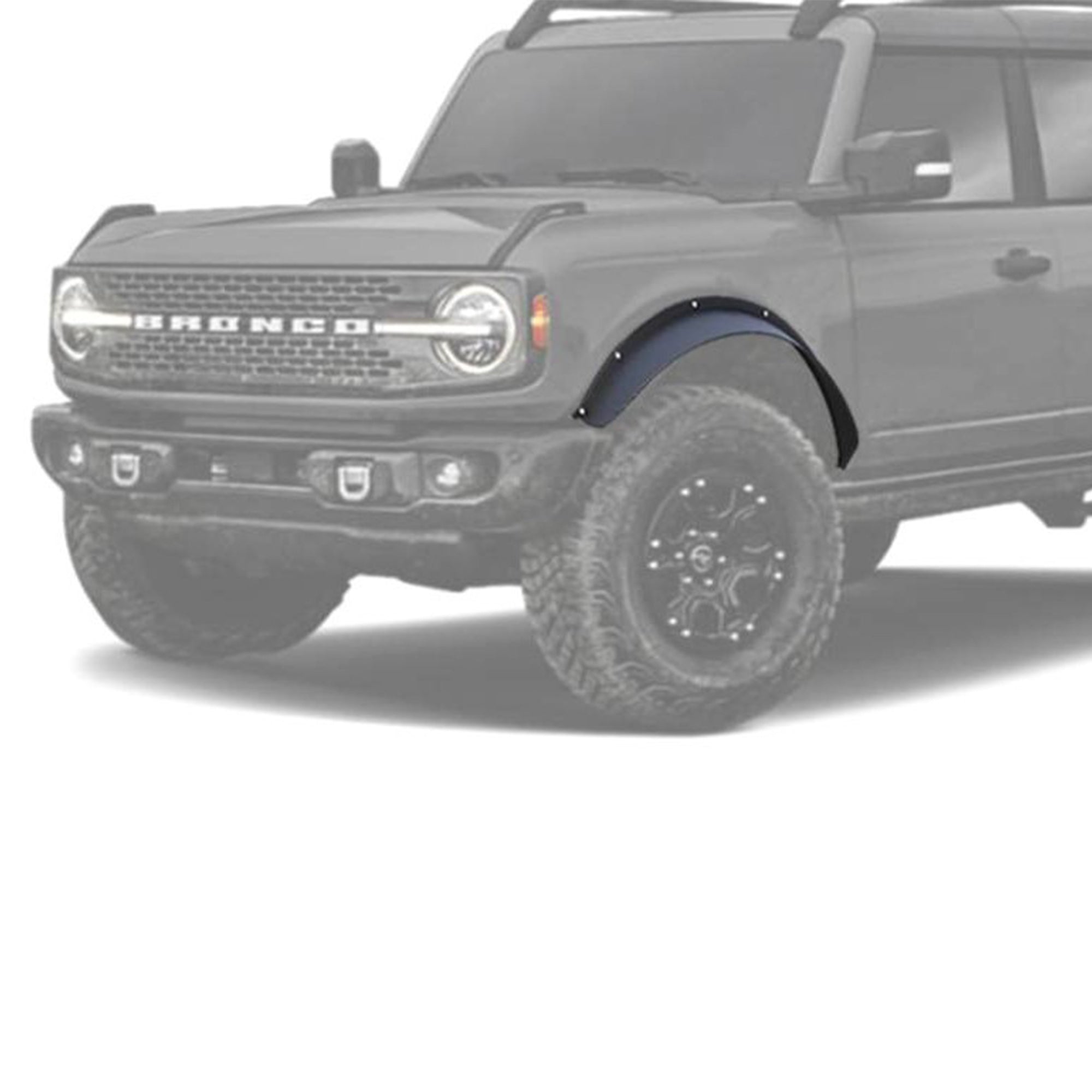 2021-2026 Ford Bronco Fender Flares Sheet Metal Plate | Black Horse Off Road - Image 1