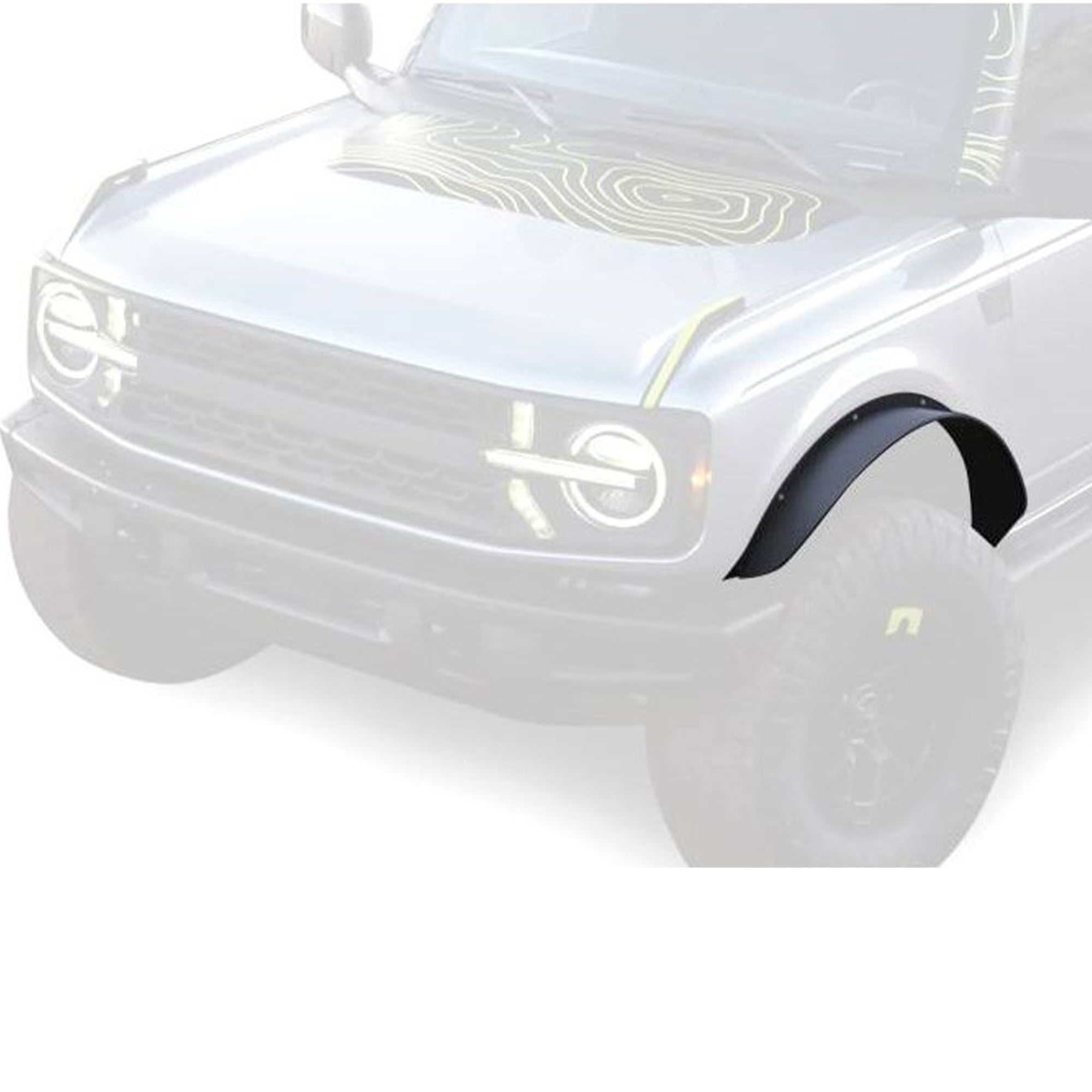 2021-2026 Ford Bronco Fender Flares Sheet Metal Plate | Black Horse Off Road - Image 4