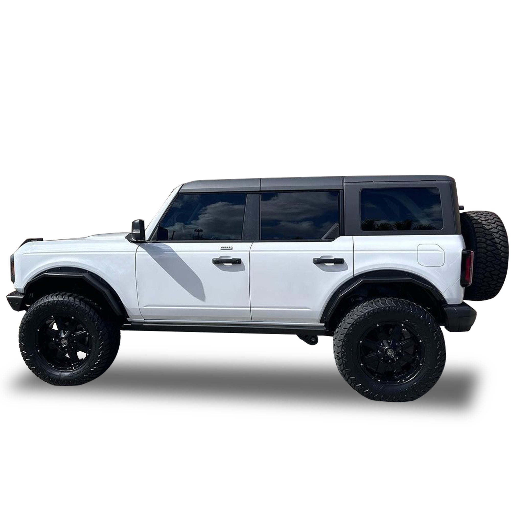 2021-2026 Ford Bronco Front & Rear Fender Flares Heavy Duty Sheet Metal Plate | Black Horse Off Road - Image 1