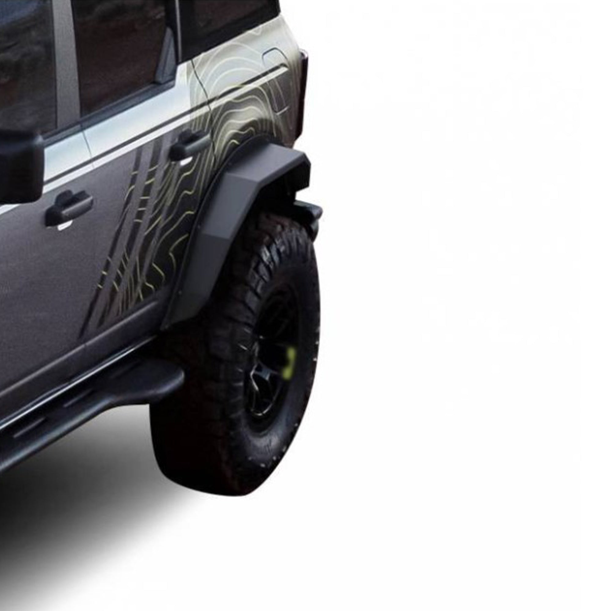 2021-2026 Ford Bronco Fender Flares Heavy Duty Sheet Metal Plate | Black Horse Off Road - Image 3