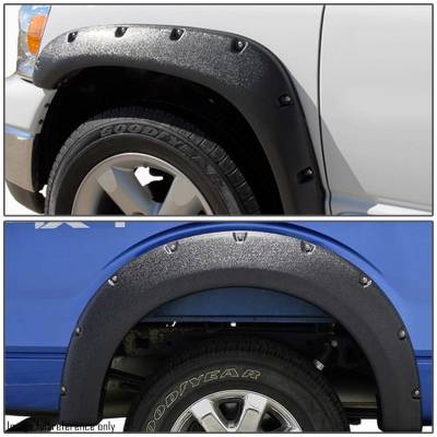 2014-2015 Gmc Sierra 1500 Textured Fender Flares | Black Horse Off Road - Image 3