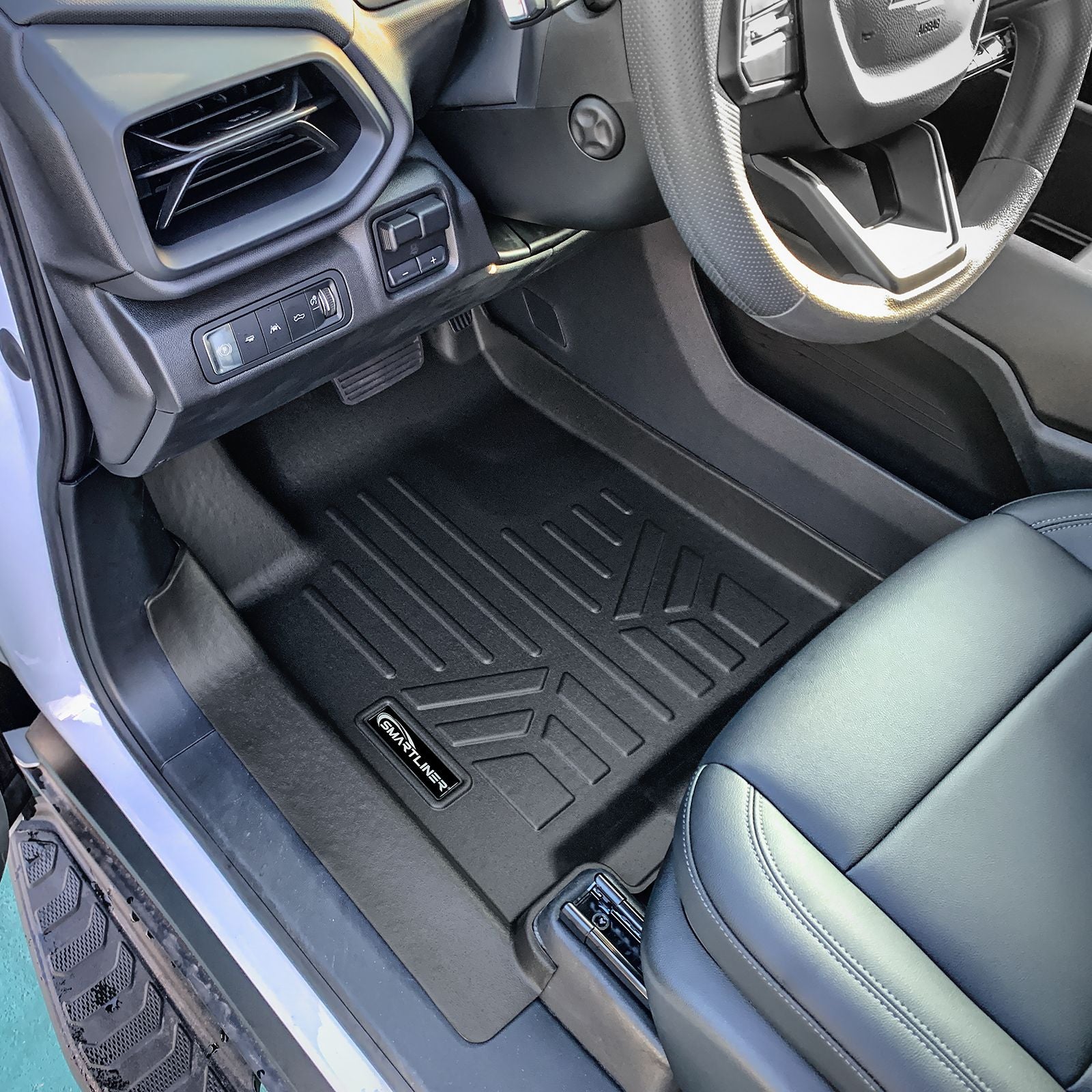 SMARTLINER 2024 - 2025 GMC Sierra All Configurations Custom Fit Floor Liners