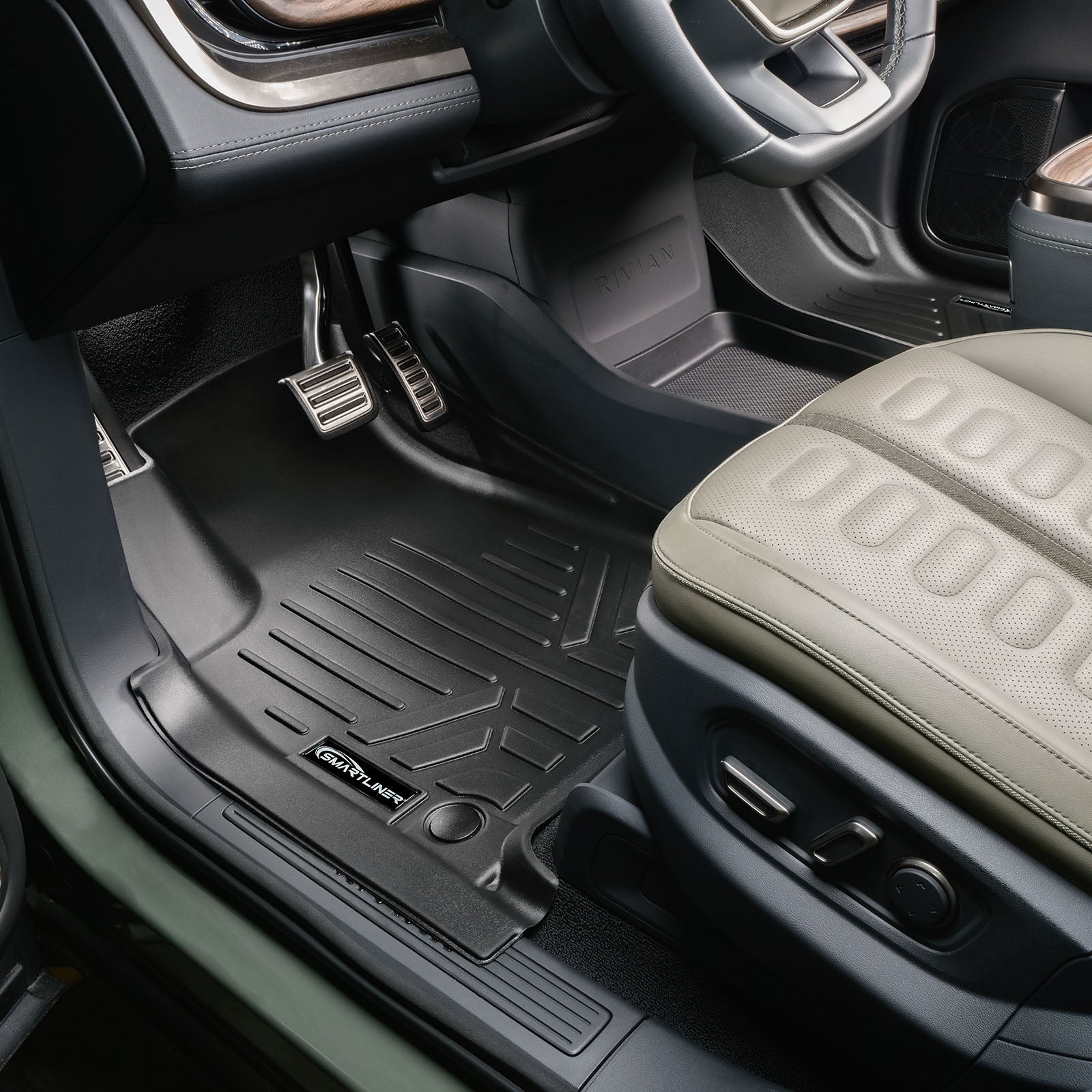 SMARTLINER 2022 - 2024 Rivian R1T All Configurations Custom Fit Floor Liners
