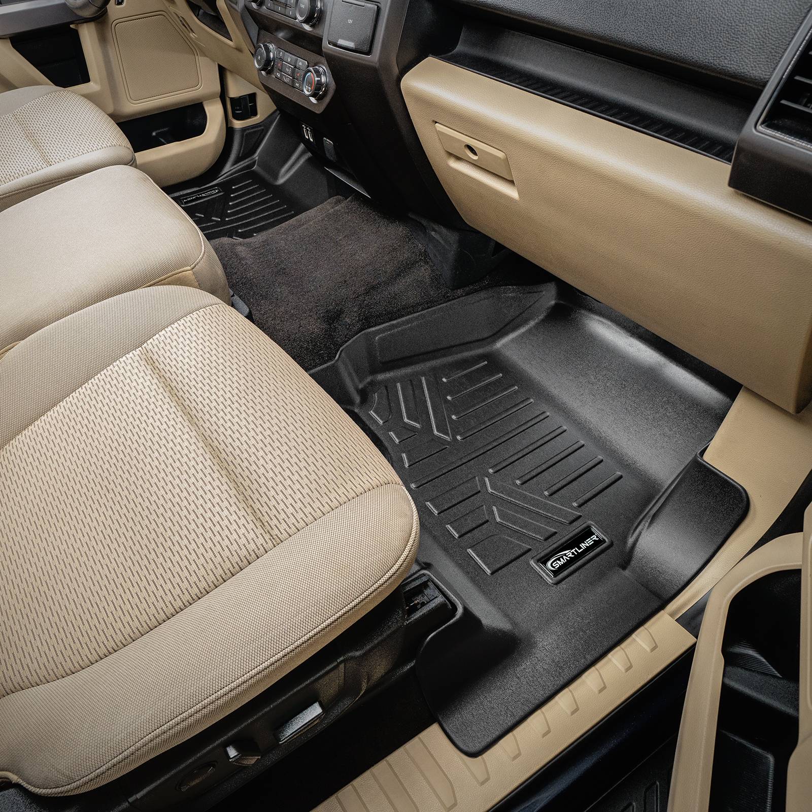 SMARTLINER 2015 - 2025 Ford F-150 Super Crew Custom Fit Floor Liners