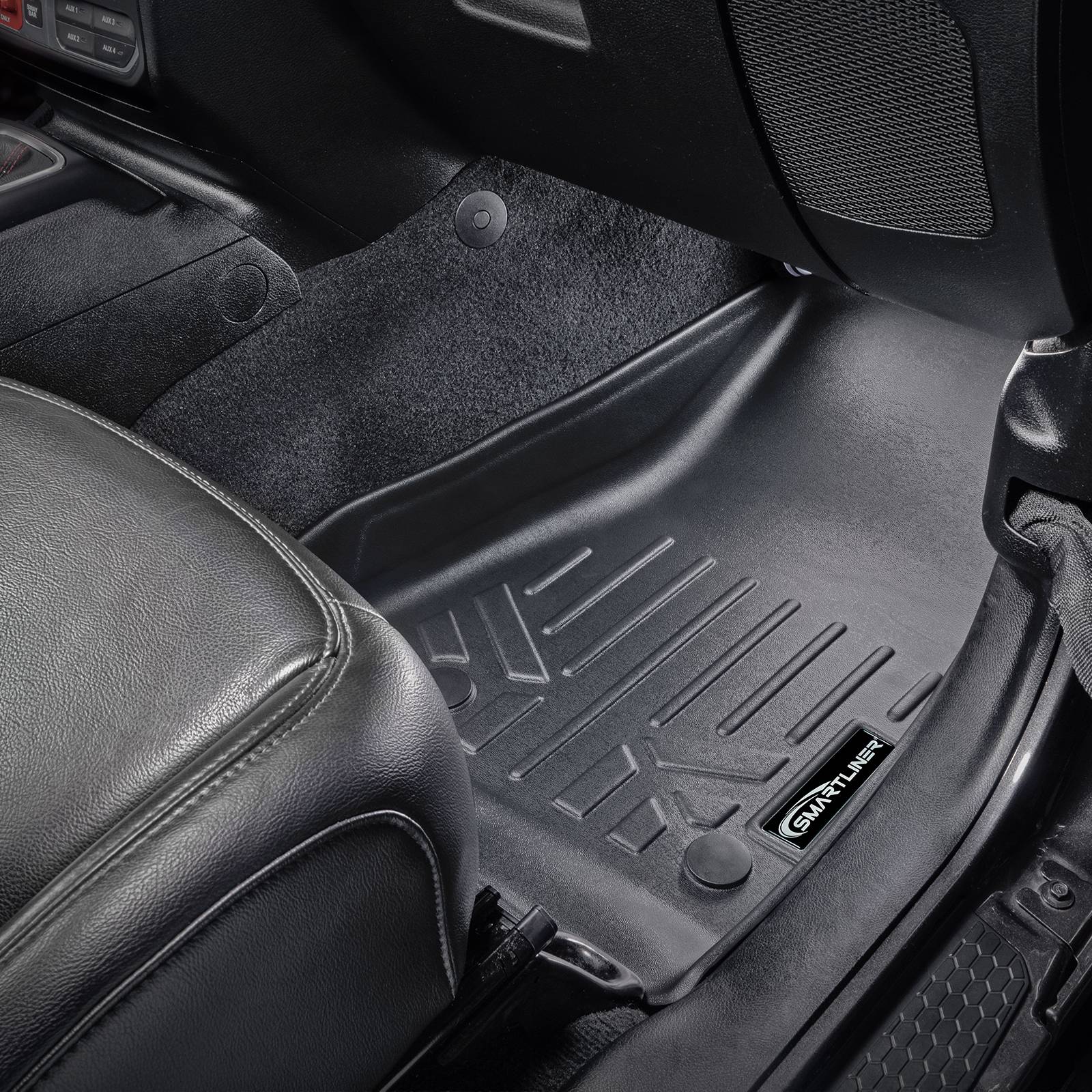 SMARTLINER 2019 - 2025 Jeep Wrangler 4 Door and Unlimited Custom Fit Floor Liners