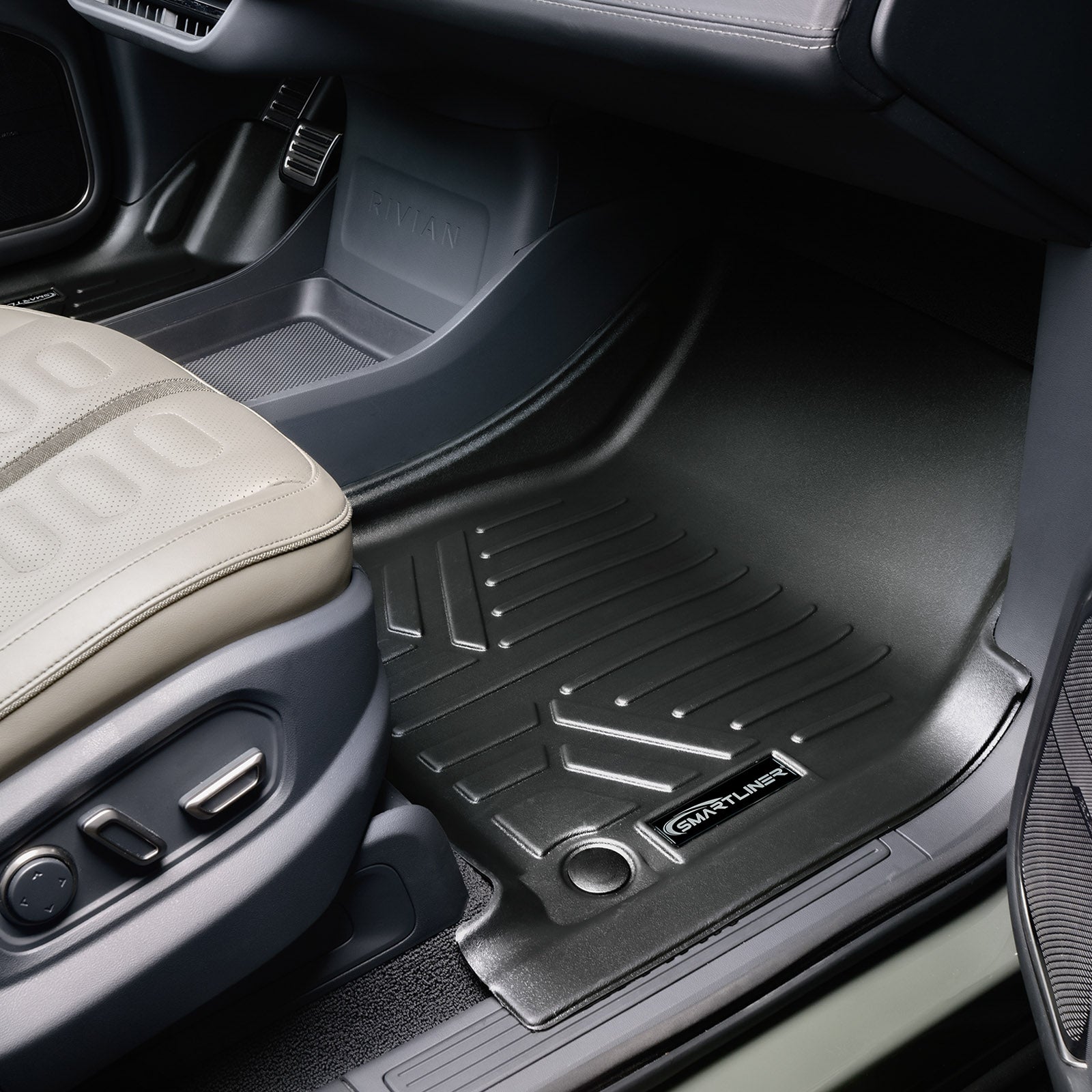 SMARTLINER 2022 - 2024 Rivian R1T All Configurations Custom Fit Floor Liners