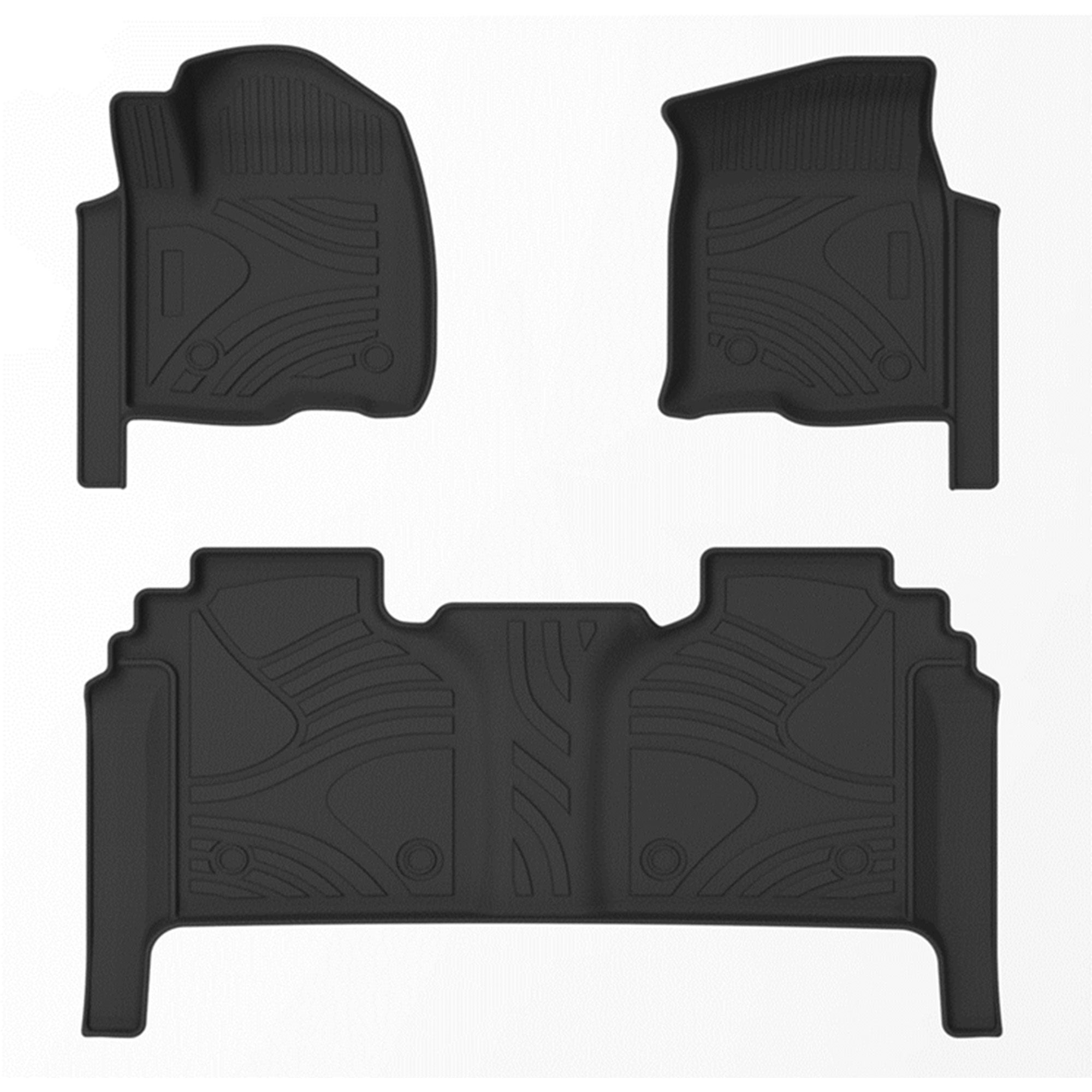 2019-2024 Chevrolet Silverado 1500 Totaliner Heavy Duty Floor Liner Anti-Skid | Black Horse Off Road - Image 2