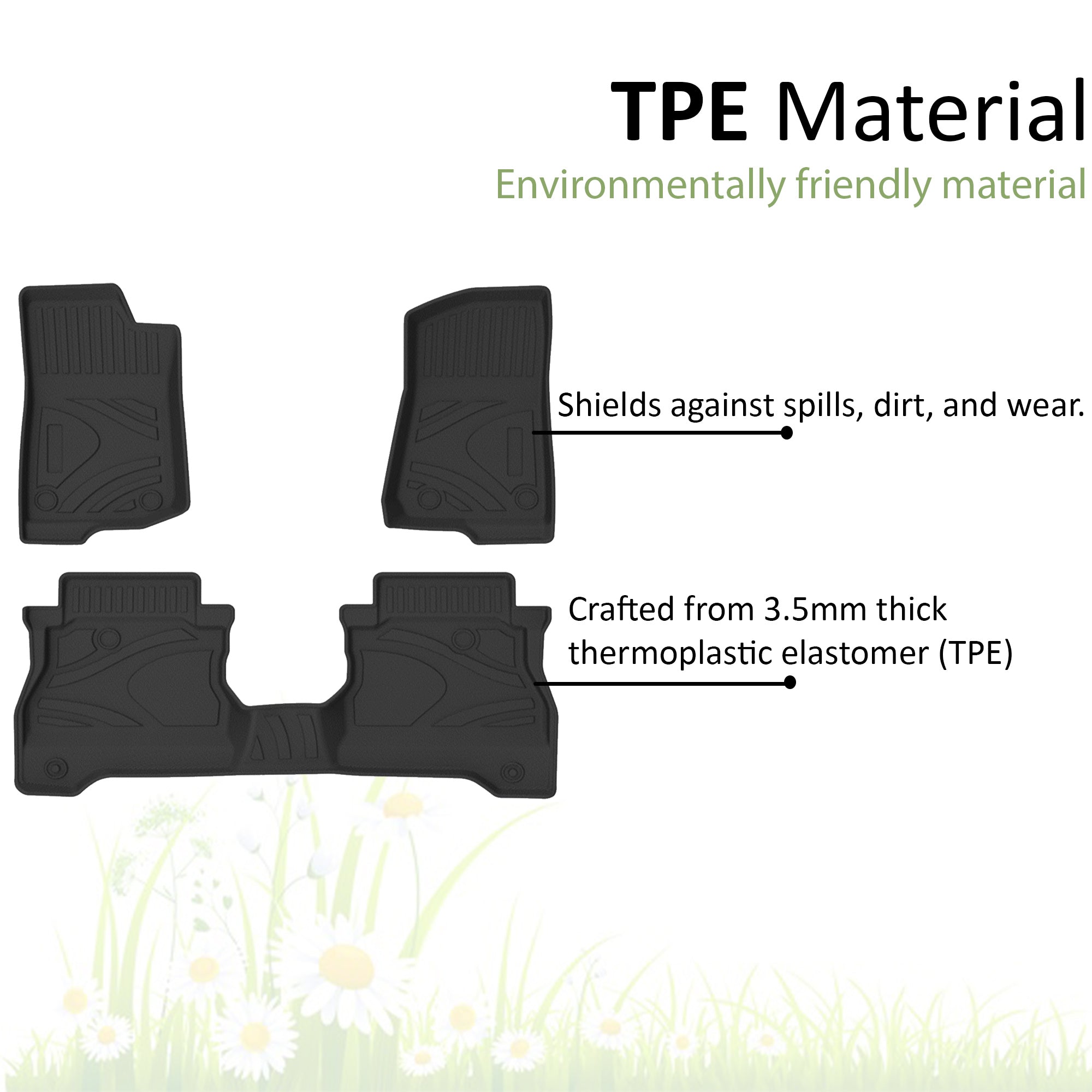 2020-2024 Jeep Gladiator Totaliner Heavy Duty Floor Liner Anti-Skid | Black Horse Off Road - Image 4