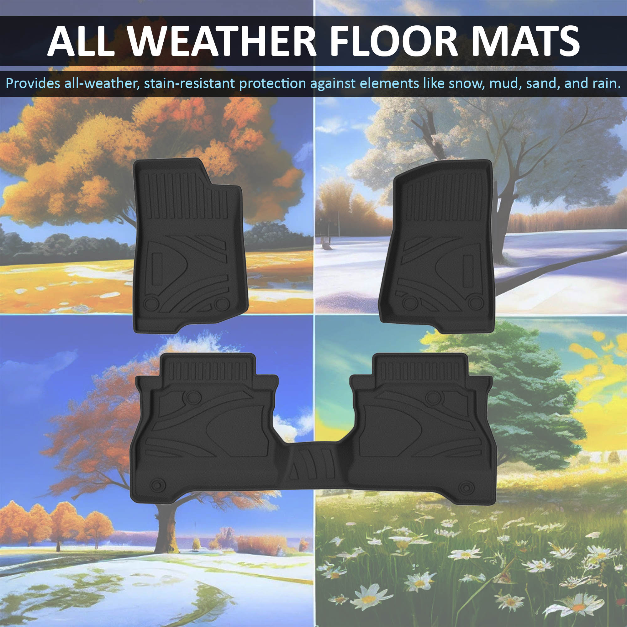 2020-2024 Jeep Gladiator Totaliner Heavy Duty Floor Liner Anti-Skid | Black Horse Off Road - Image 5