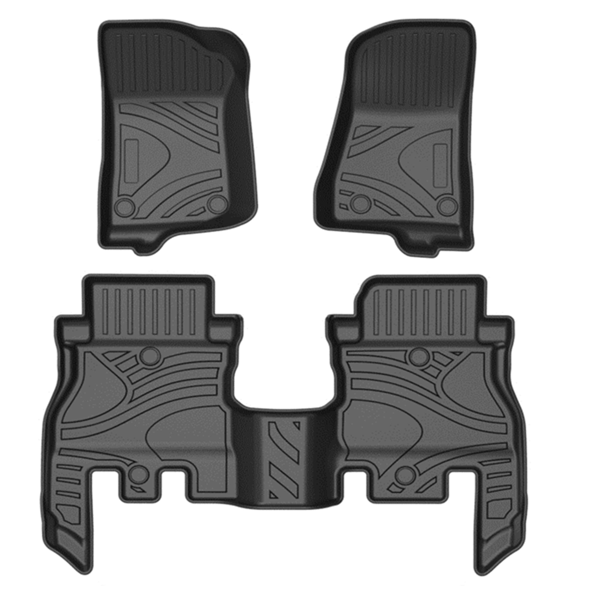 2018-2024 Jeep Wrangler Totaliner Heavy Duty Floor Liner Anti-Skid | Black Horse Off Road - Image 1