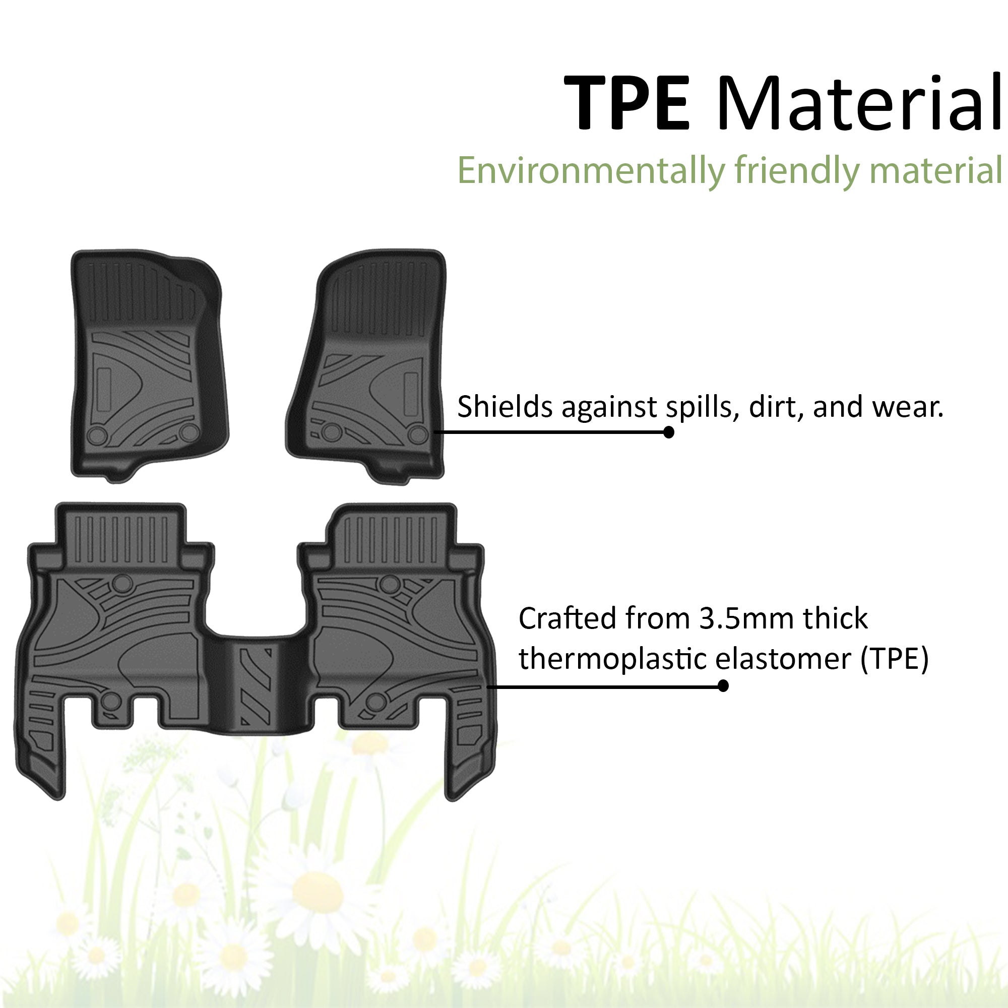 2018-2024 Jeep Wrangler Totaliner Heavy Duty Floor Liner Anti-Skid | Black Horse Off Road - Image 4