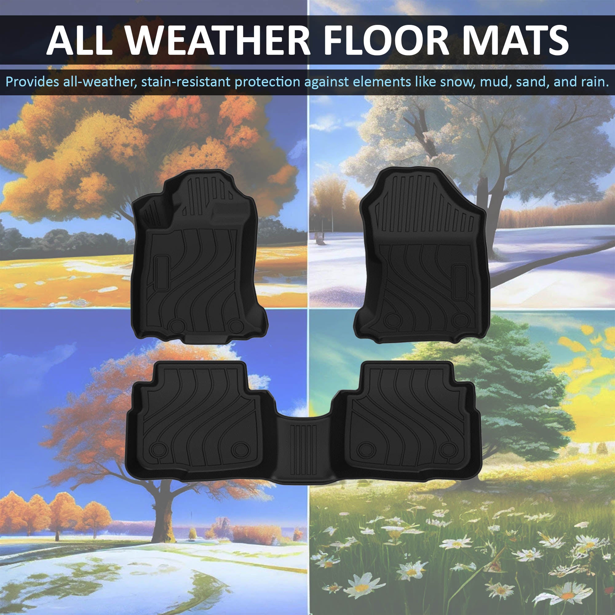 2024 Subaru Outback Totaliner Heavy Duty Floor Liner Anti-Skid | Black Horse Off Road - Image 5
