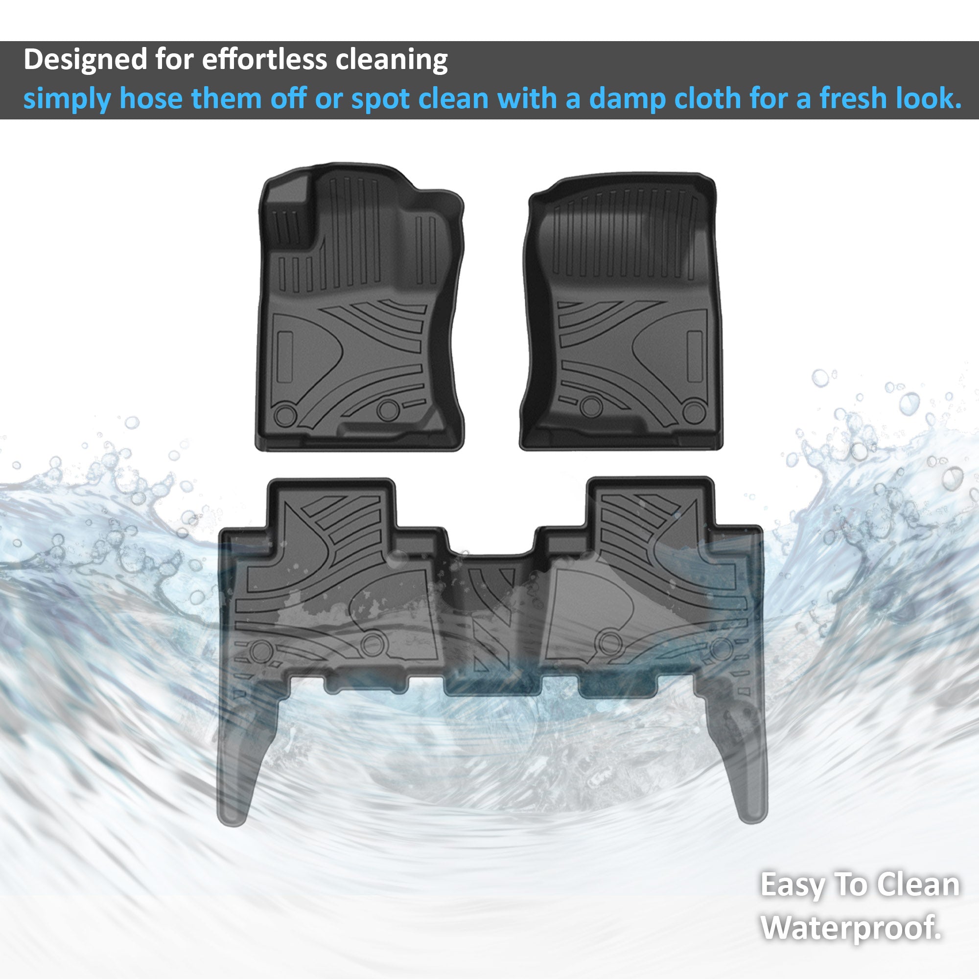 2013-2024 Toyota 4Runner Totaliner Heavy Duty Floor Liner Anti-Skid | Black Horse Off Road - Image 2