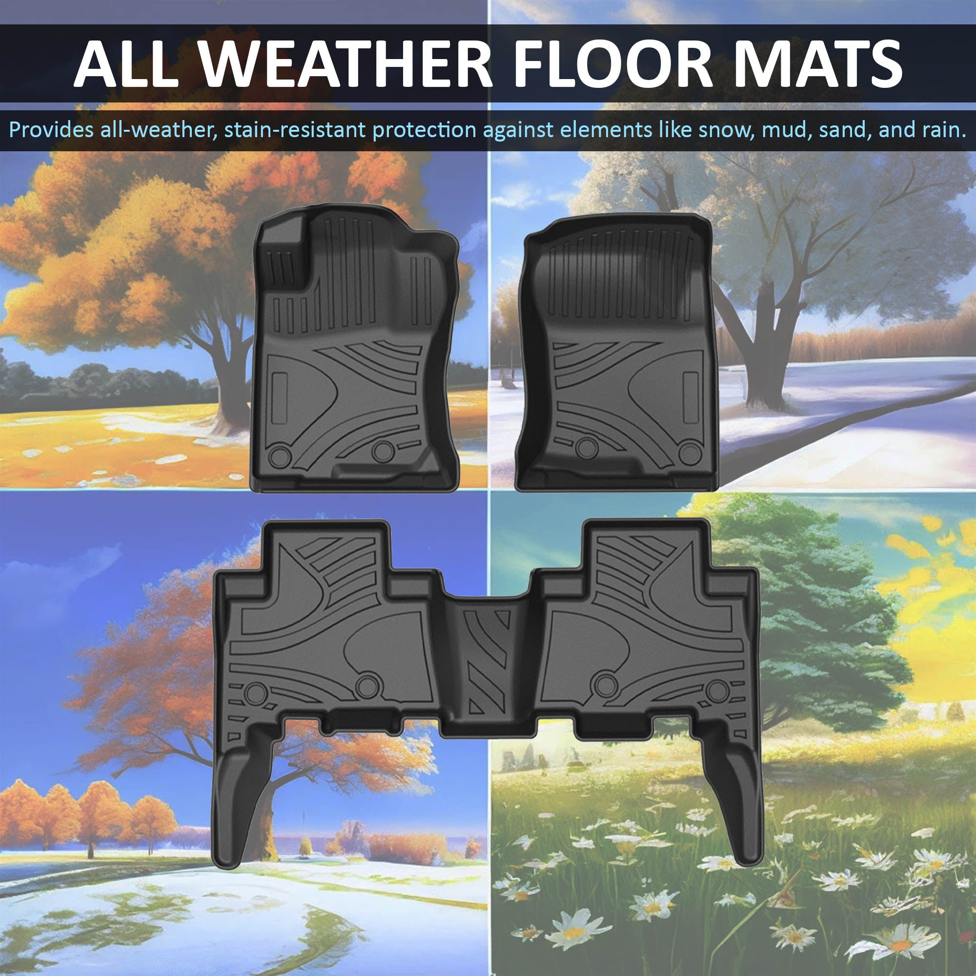 2013-2024 Toyota 4Runner Totaliner Heavy Duty Floor Liner Anti-Skid | Black Horse Off Road - Image 5
