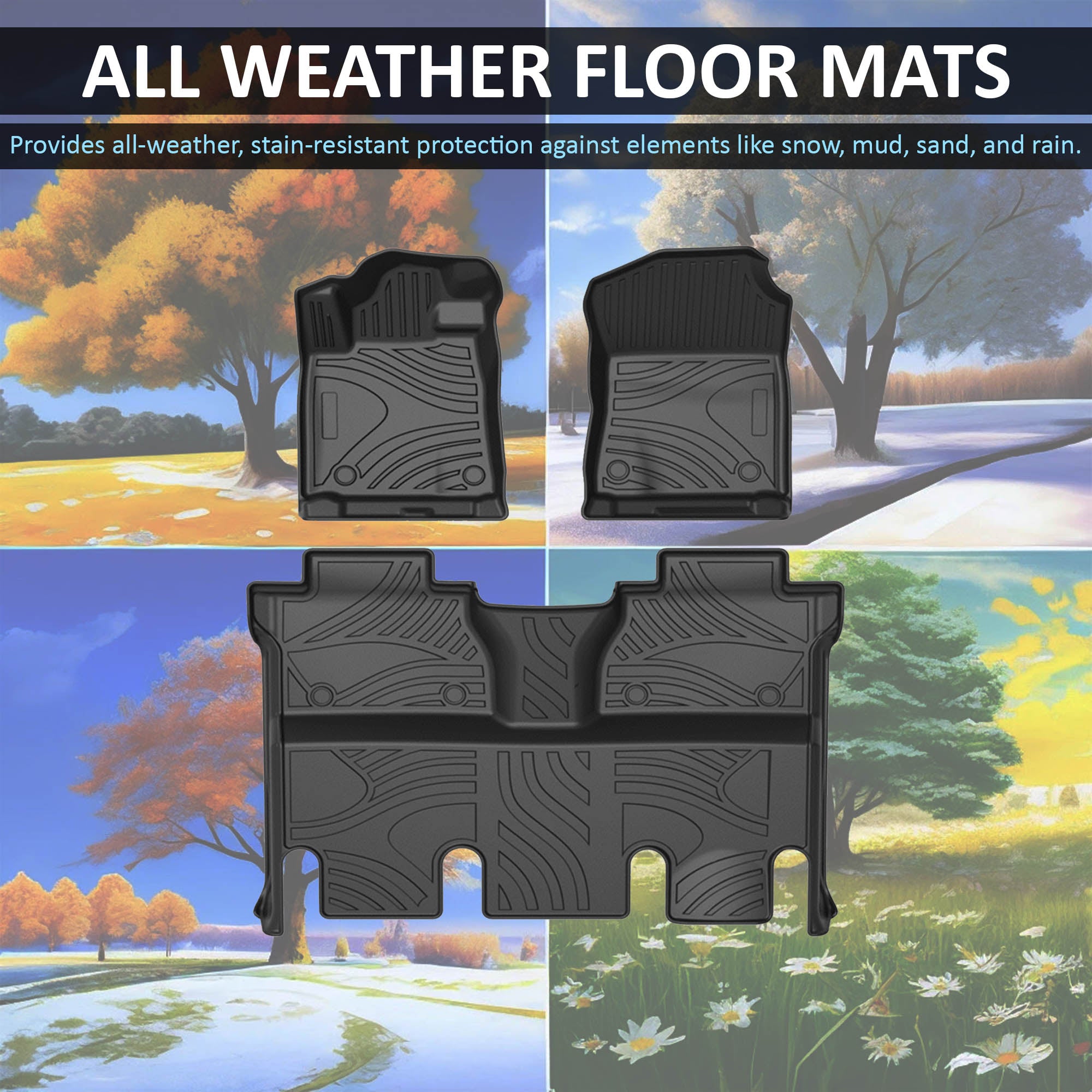 2015-2021 Toyota Tundra Totaliner Heavy Duty Floor Liner Anti-Skid | Black Horse Off Road - Image 5
