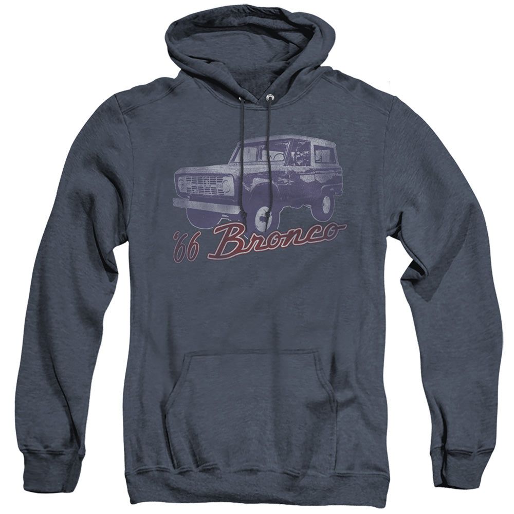 1966 Ford Bronco Classic - Adult Pull-Over Hoodie - Navy