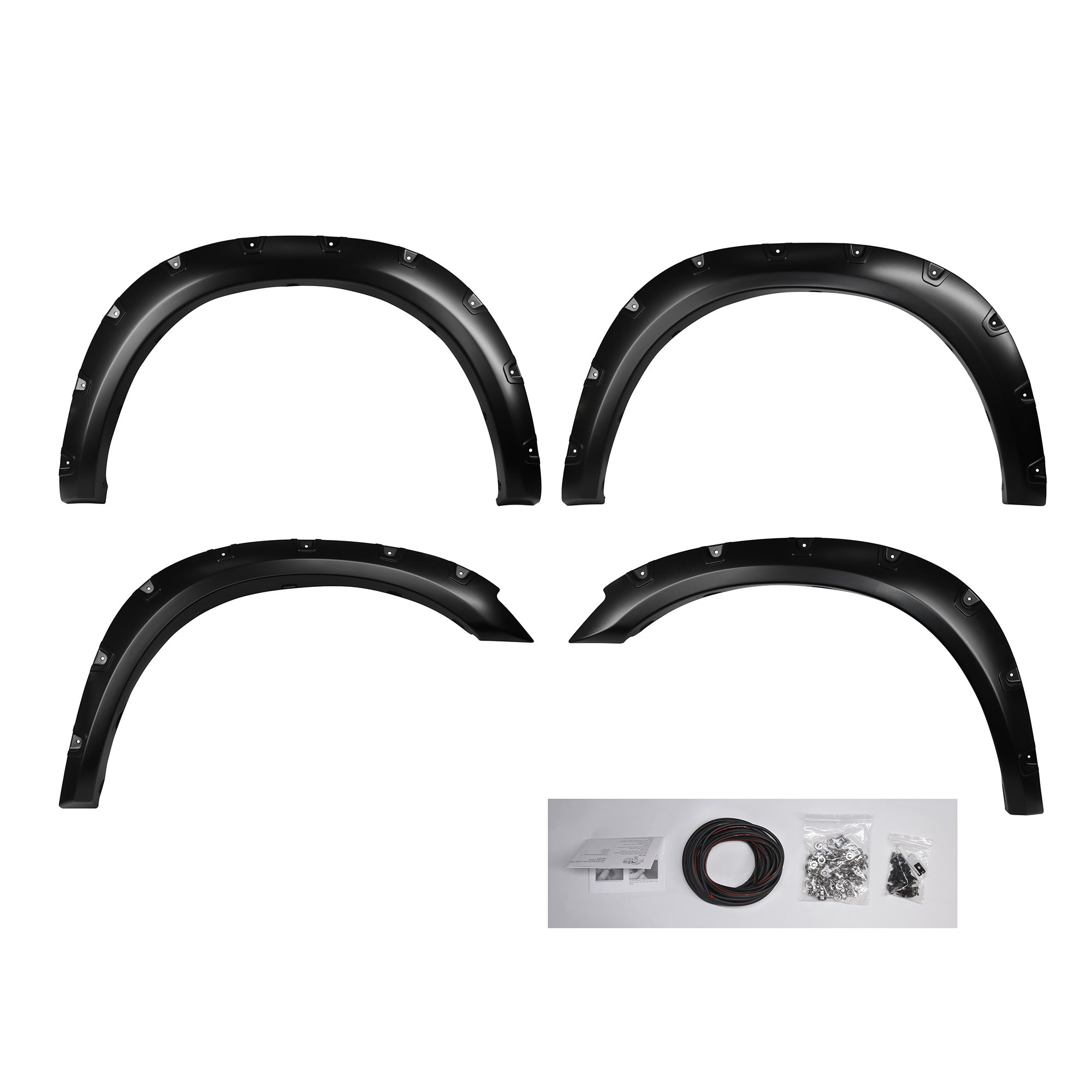 2010-2018 Dodge Ram 2500 Fender Flares Riveted Style | Black Horse Off Road - Image 1