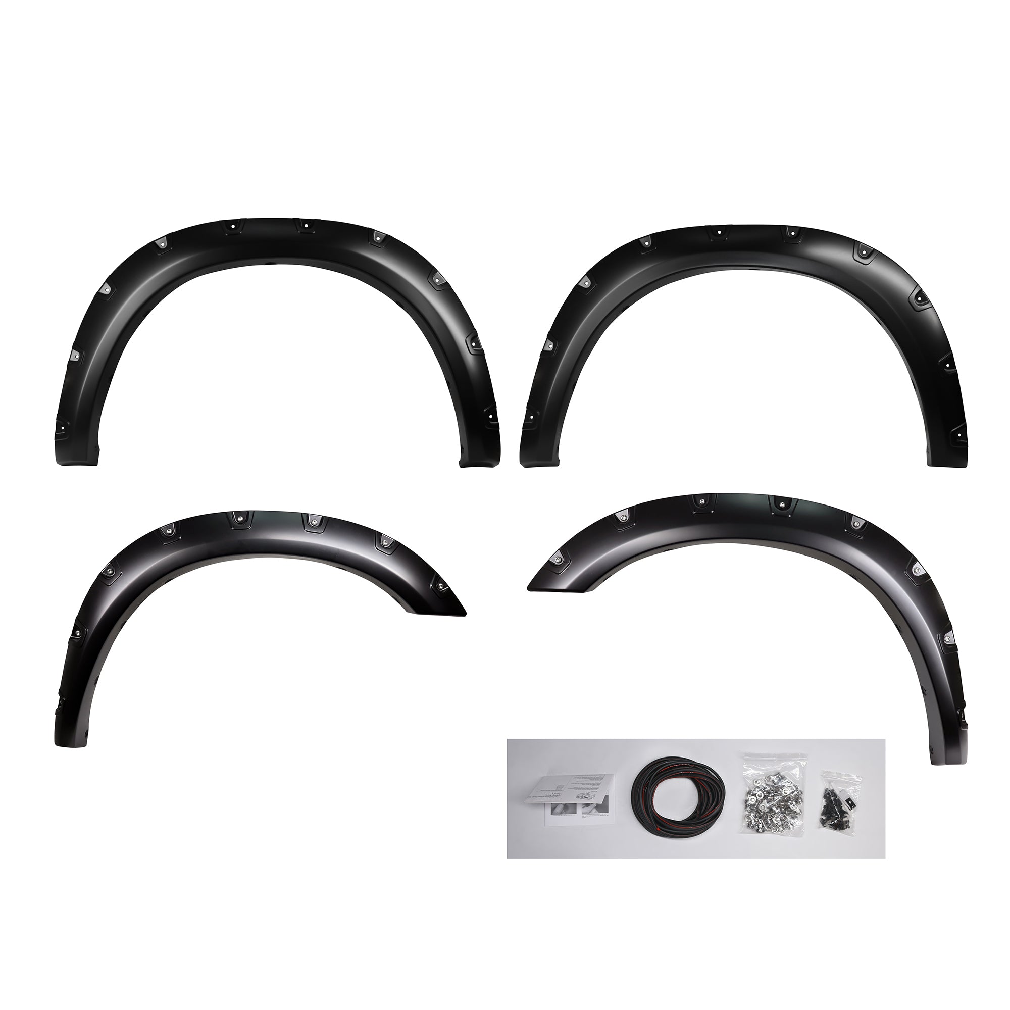 2019-2022 Dodge Ram 2500 Fender Flares Riveted Style | Black Horse Off Road - Image 2