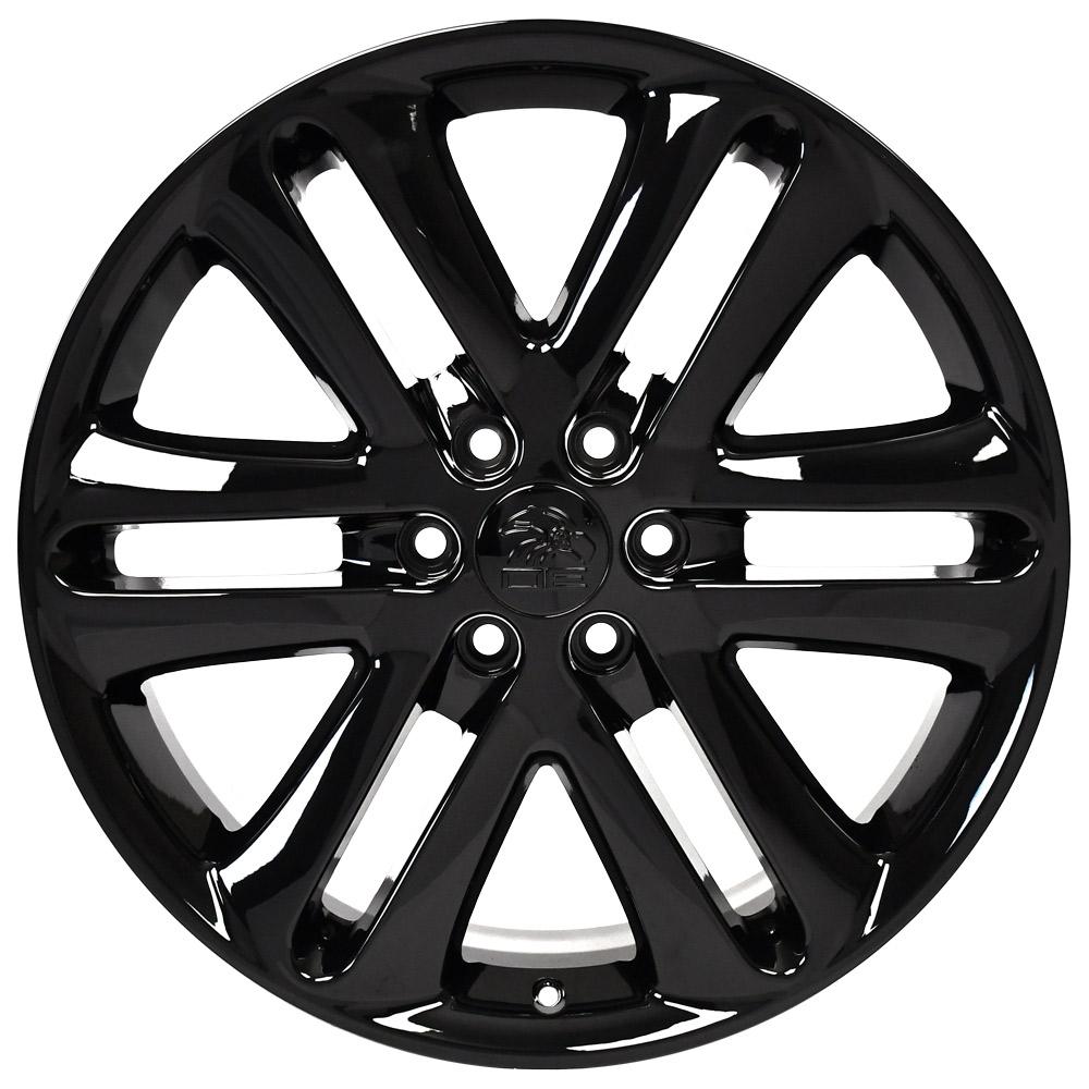 OE Wheels FR76 22x9 Gloss Black replica wheel