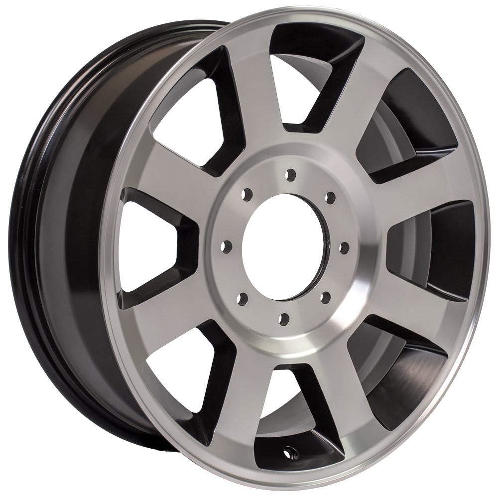 OE Wheels FR78 20x8 Satin Black Machined replica wheel