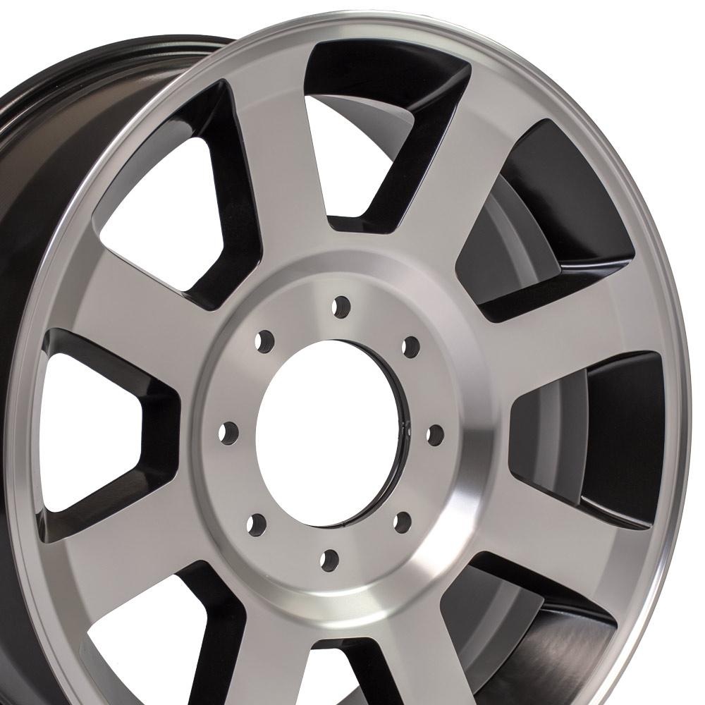 OE Wheels FR78 20x8 Satin Black Machined replica wheel