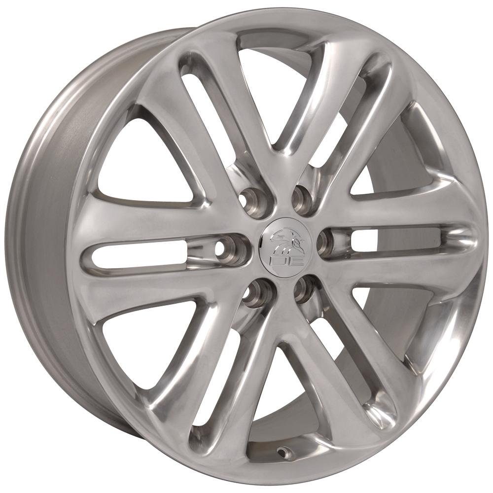 OE Wheels FR76 22x9 Polished replica wheel