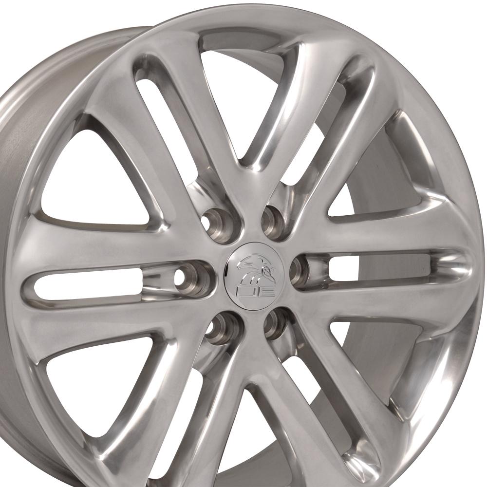 OE Wheels FR76 22x9 Polished replica wheel