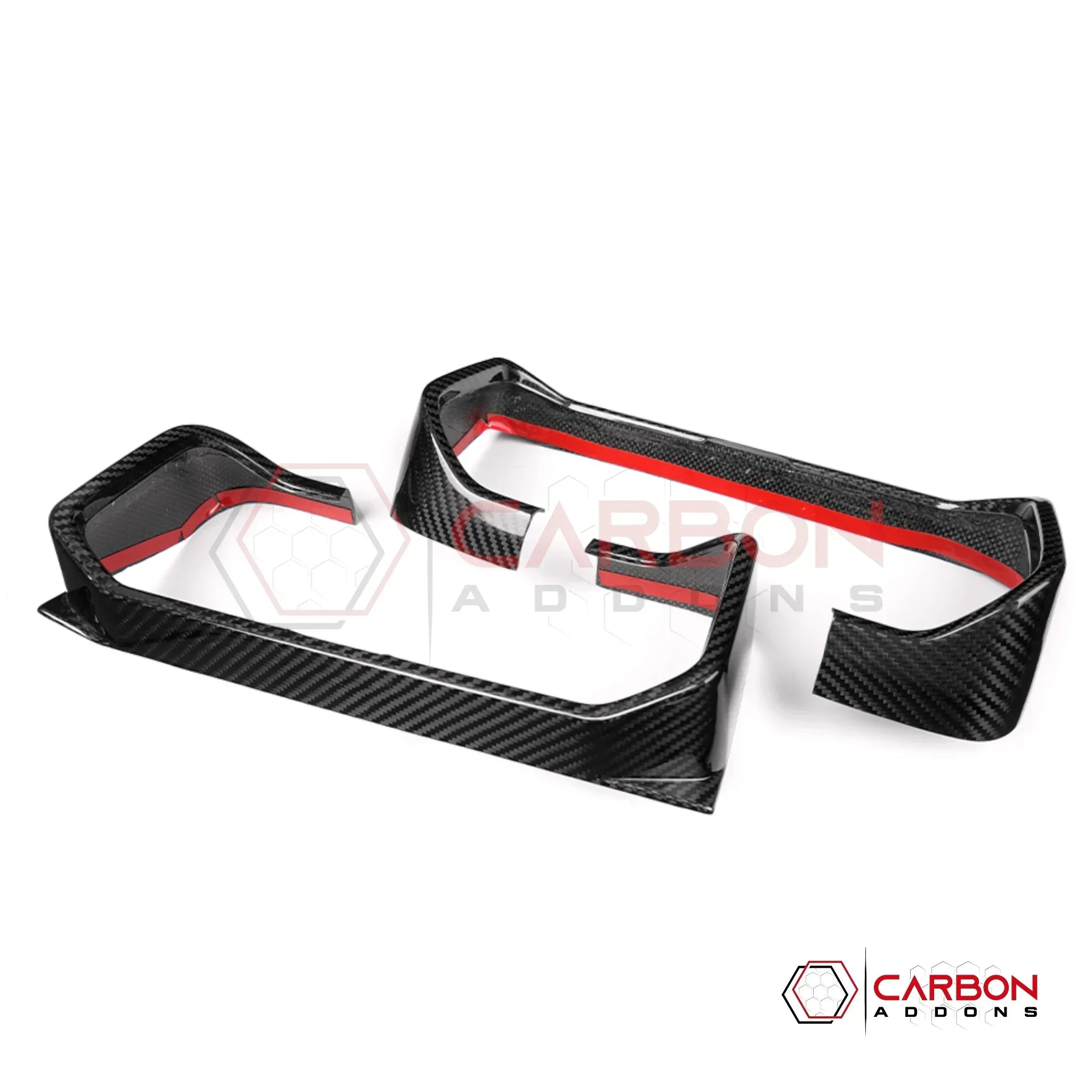 Carbon Fiber Rear Tail Light Trim Bezel Cover For Ford Bronco Raptor | Glossy or Matte