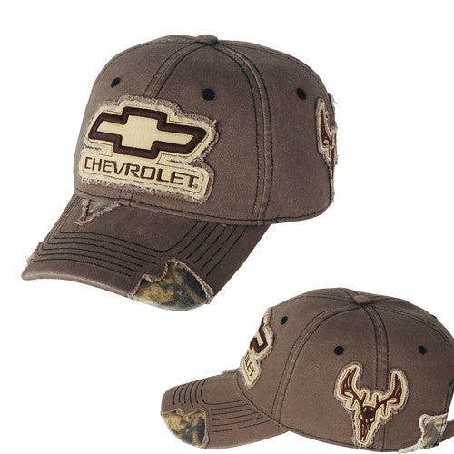 Chevy Camo Frayed Buck Patch Hat