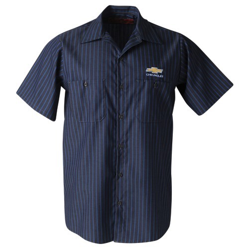 Chevrolet Bowtie Red Kap Industrial Work Shirt