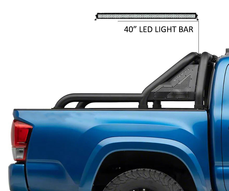 2015-2026 Canyon Gladiator Roll Bar Kit Modular W/40" LED Light Bar | Black Horse Off Road - Image 9