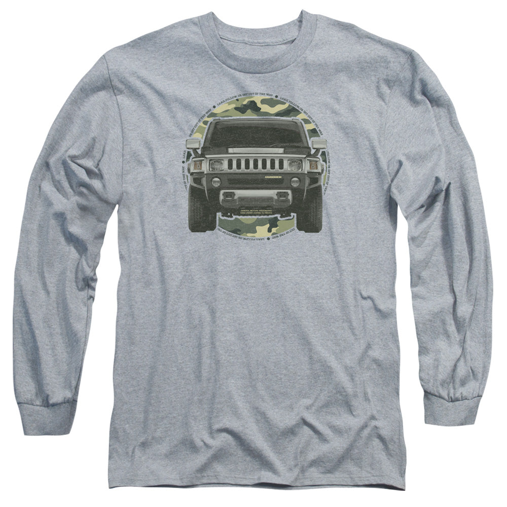 Hummer Lead or Follow Adult Long Sleeve - Athletic Heather