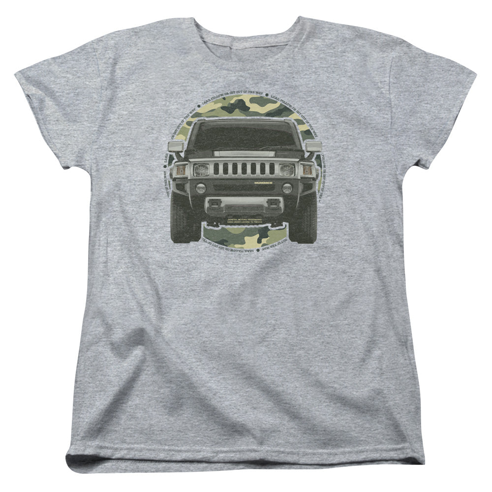 Hummer Lead or Follow Women's Short Sleeve - Athletic Heather