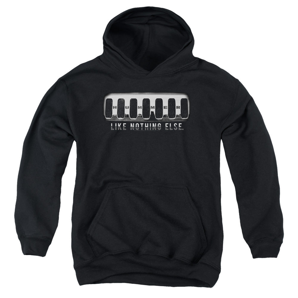 Hummer/Grill-Youth Hooded Sweatshirt-Black
