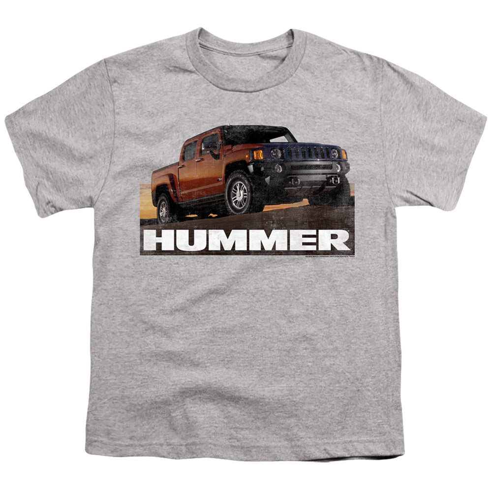 Hummer H3 Ad-Youth Short Sleeve-Athletic Heather