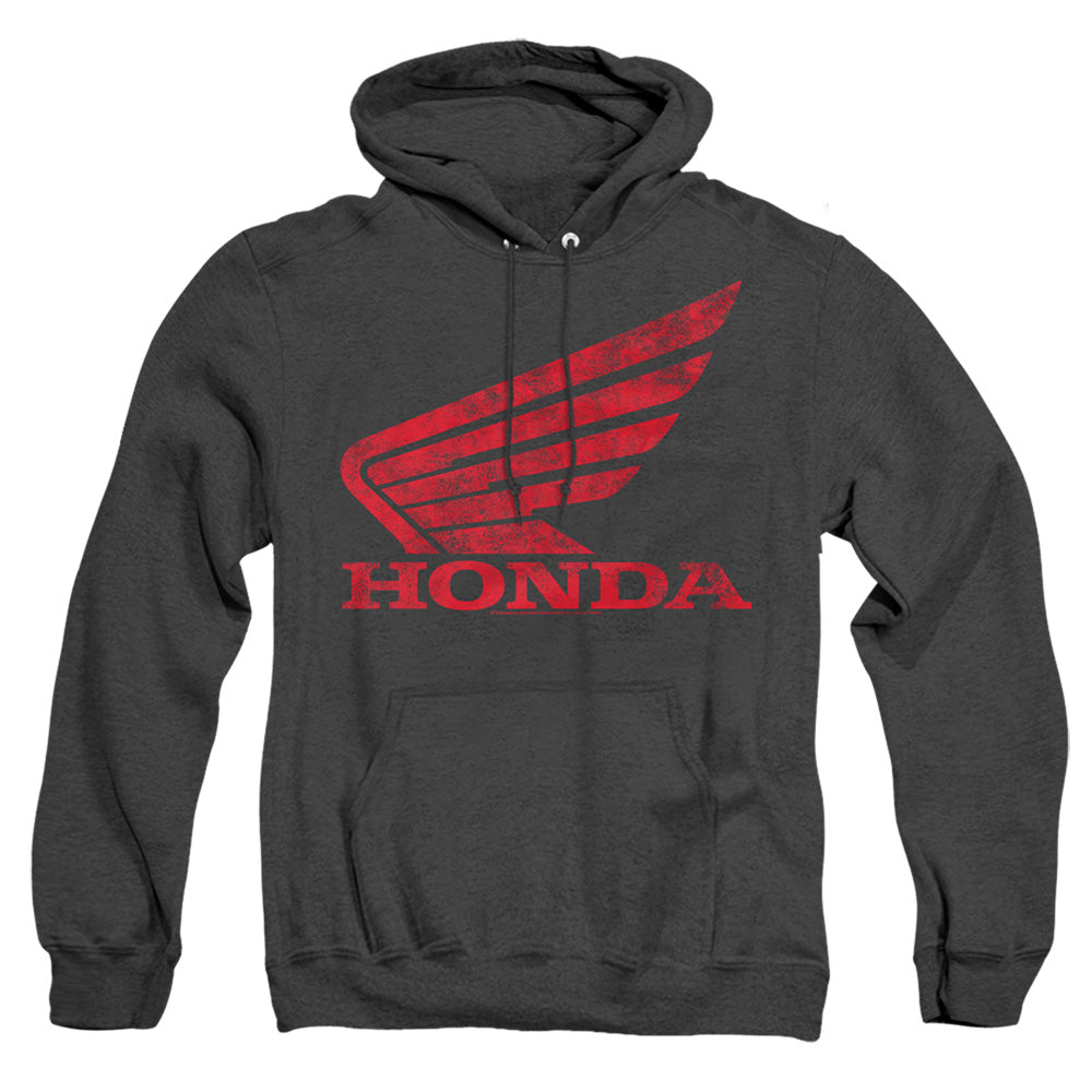 Honda Distressed Powersports Wing-Adult Pullover Hoodie