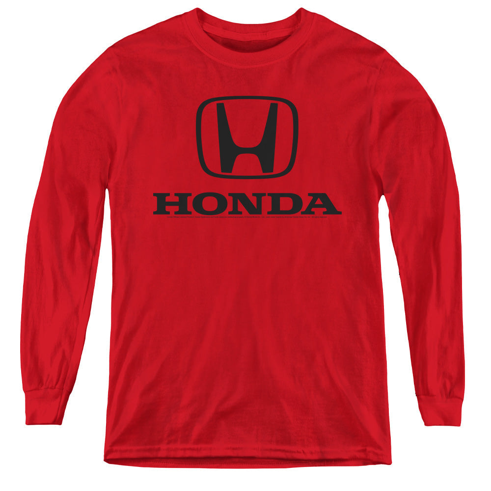 Honda Standard Logo-Long Sleeve Youth