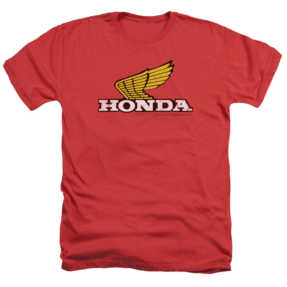 Honda Yellow Wing Logo-Adult Regular Fit Short Sleeve