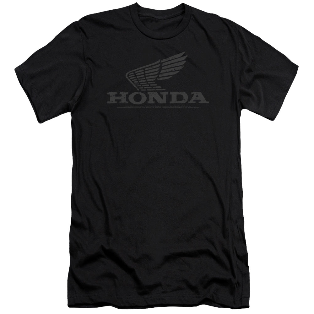 Honda Vintage Wing-Premium Canvas Adult Slim Fit 30/1-Black