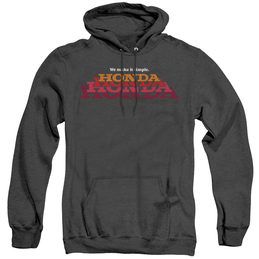 Honda Make It Simple Logo-Adult Pullover Hoodie-Black