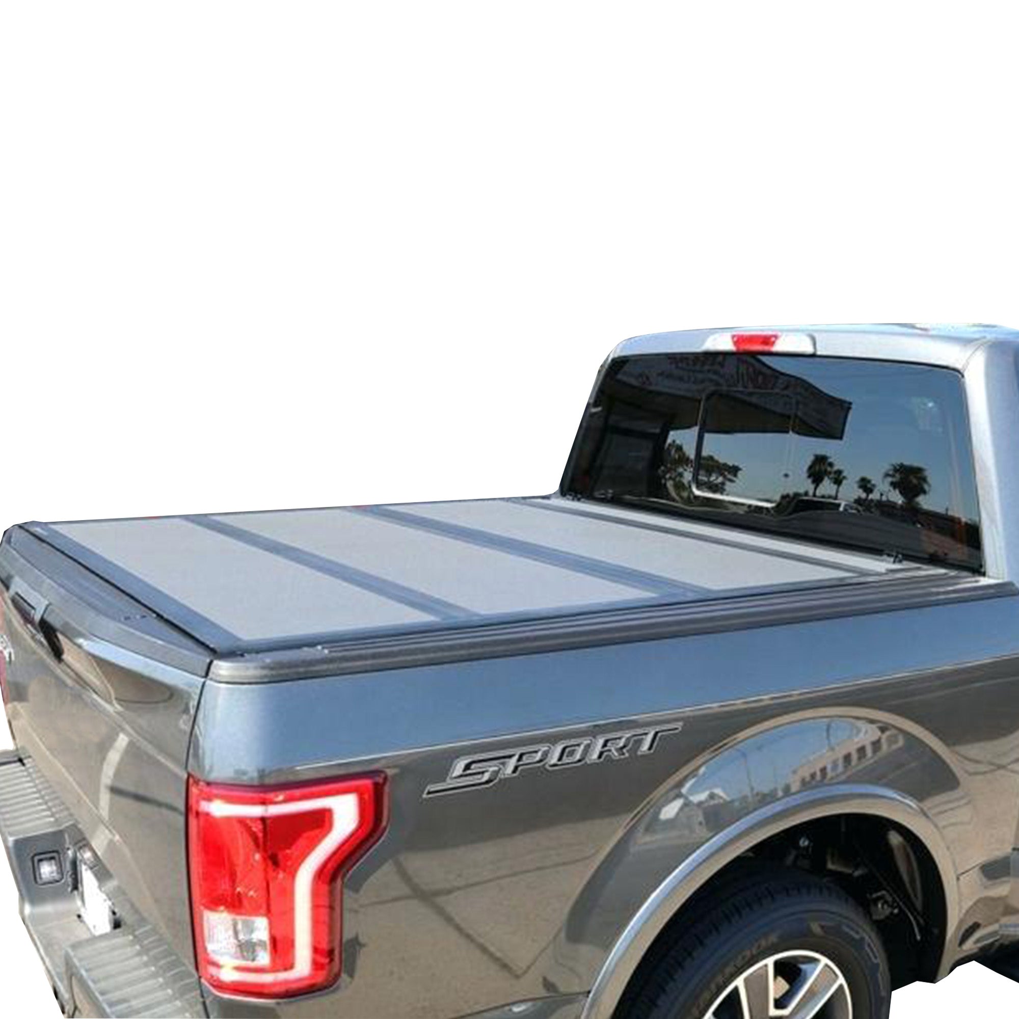 2015-2026 Ford F-150 Hard Tonneau Cover High Profile Trifold | Black Horse Off Road - Image 4