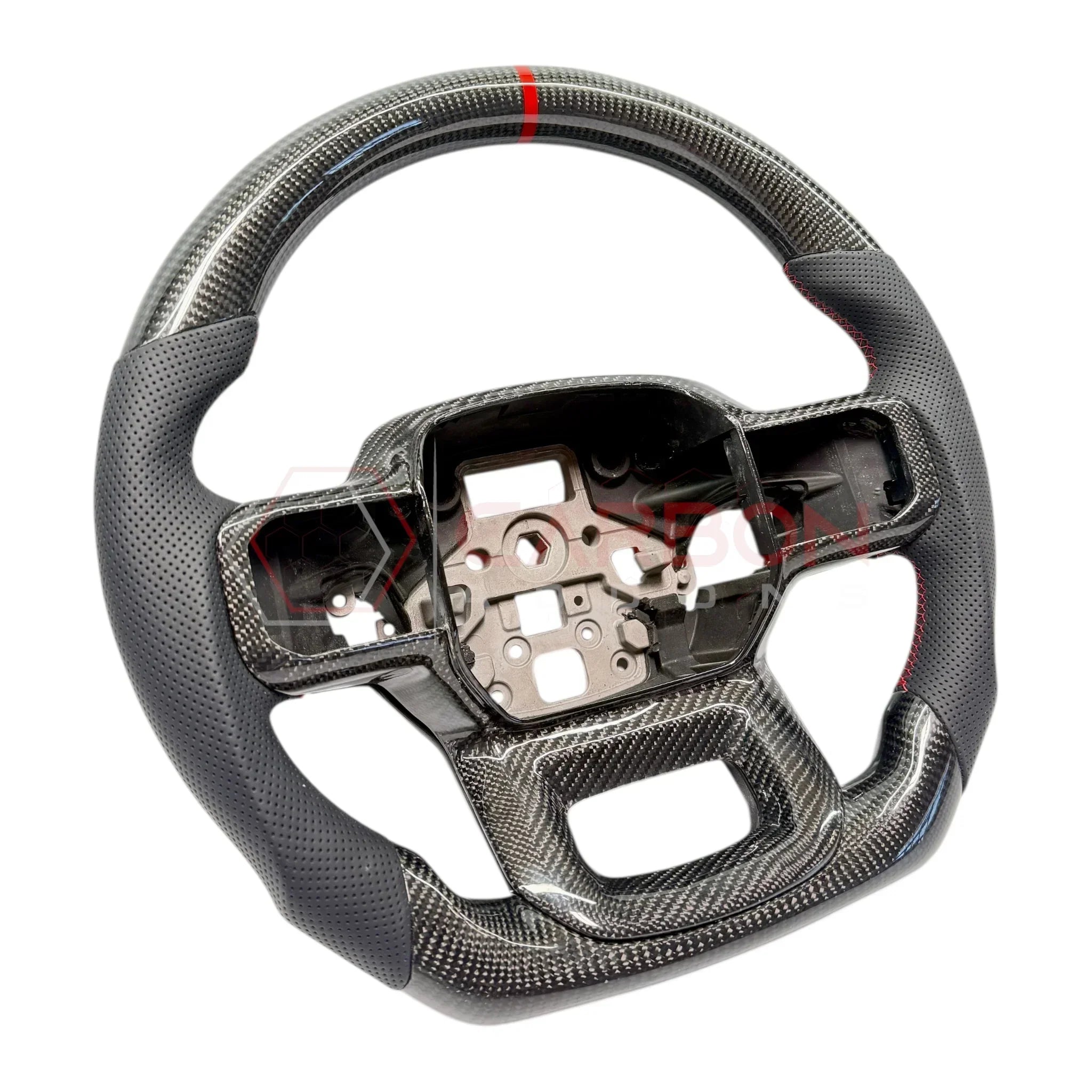 Real Carbon Fiber Steering Wheel for 2021+ Ford F-150