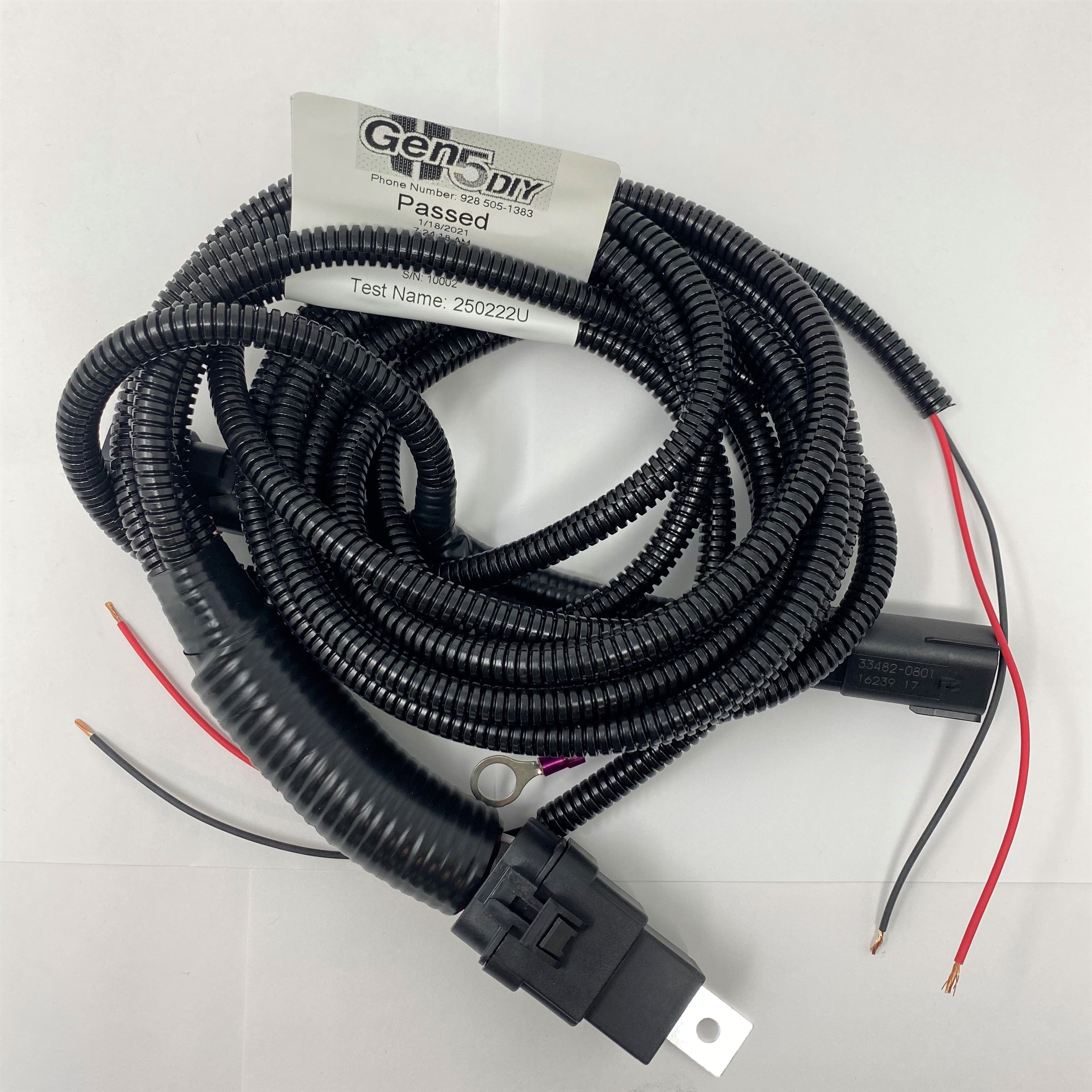 2016-2018 Chevrolet Silverado 1500 Universal Fog Light Wiring Harness
