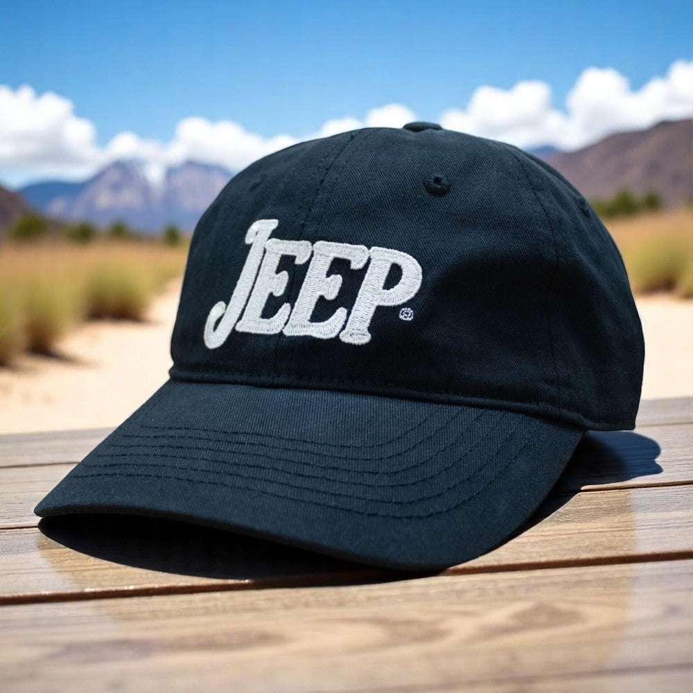 Hat - Jeep Vintage Chino Twill - Black
