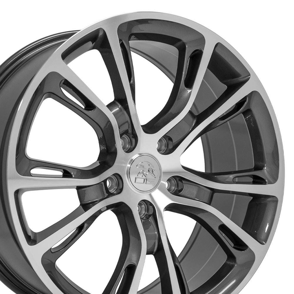 OE Wheels JP16 20x8.5 Gloss Gunmetal Machined replica wheel