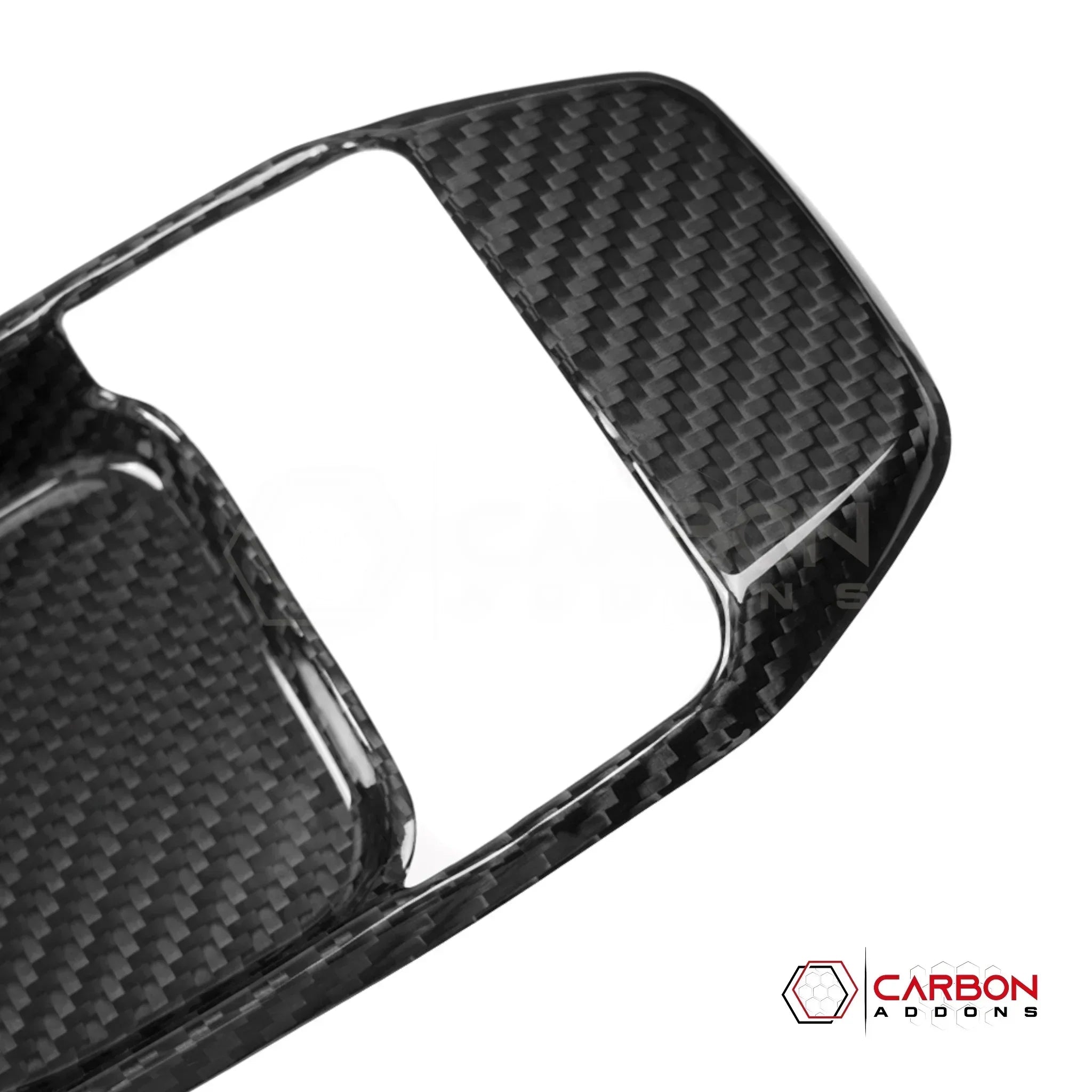 2018+ Jeep Wrangler JL & 2020+ Gladiator JT Real Carbon Fiber Interior Door Handle Trim Covers (4pcs)
